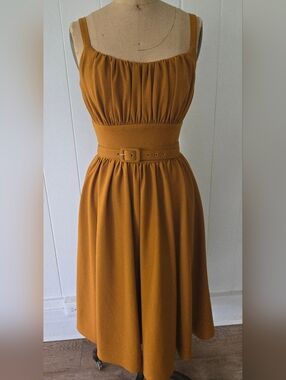 Vixen by Micheline Pitt Ingenue Swing in Mustard